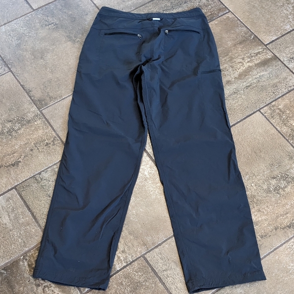 LL Bean Gorpcore Comfort Trail Pants Size 10 Dark Grey/Soft Black - Picture 2 of 14
